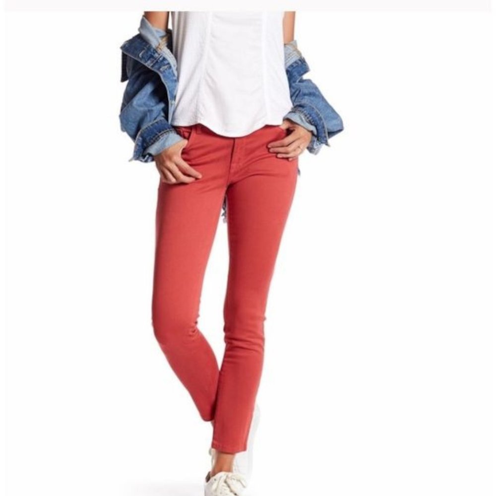Never Worn DL1961 Margaux Malt Mid-Rise Ankle Skinny Jeans Zipper Pants